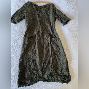 Carol Young Moth Travel Dress L